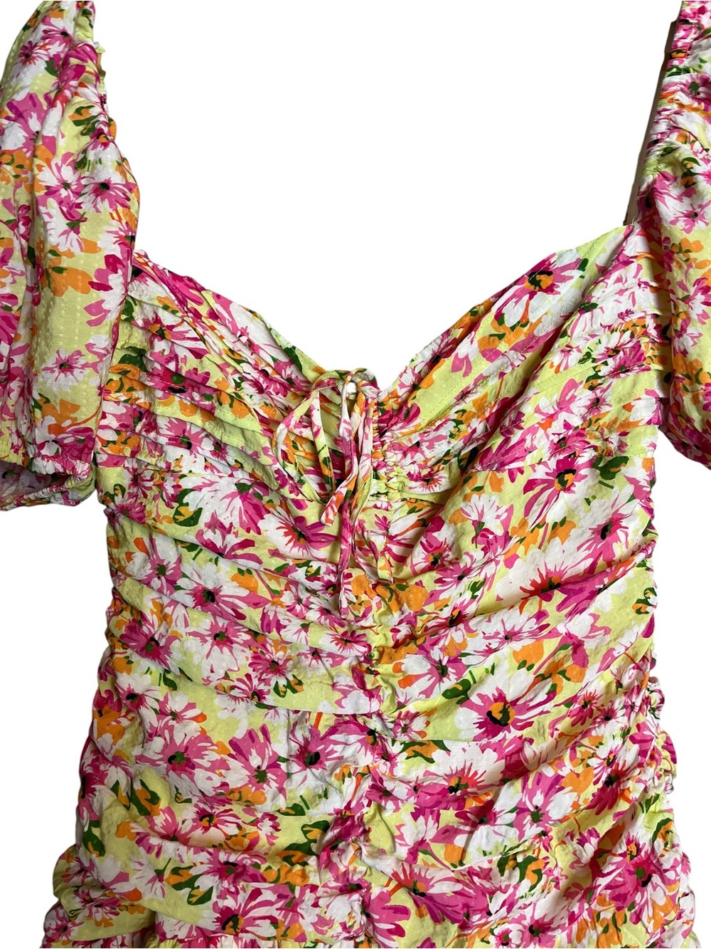 HELLO MOLLY ISLAND RADIANCE MINI DRESS FLORAL SIZE 8 - Picture 6 of 10